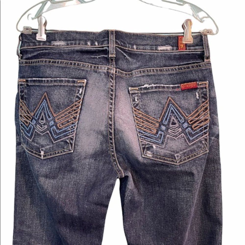 7 For All Mankind A Pocket Boot Cut Jeans 33